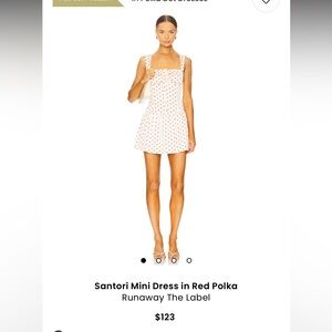 Runaway The Label Red Polka Dot Mini Dress